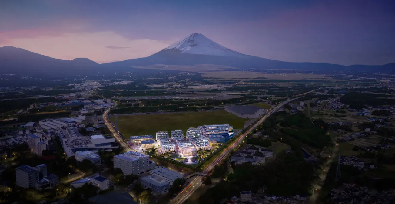 Toyota sta costruendo una città futuristica da $15 miliardi ai piedi del Monte Fuji