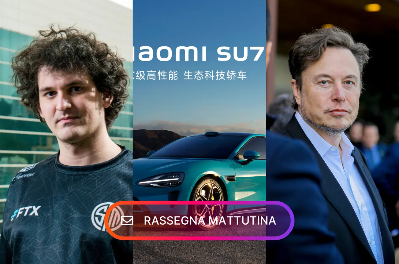 Sam Bankman-Fried condannato a 25 anni, Xiaomi vs Tesla, Linkedin video brevi