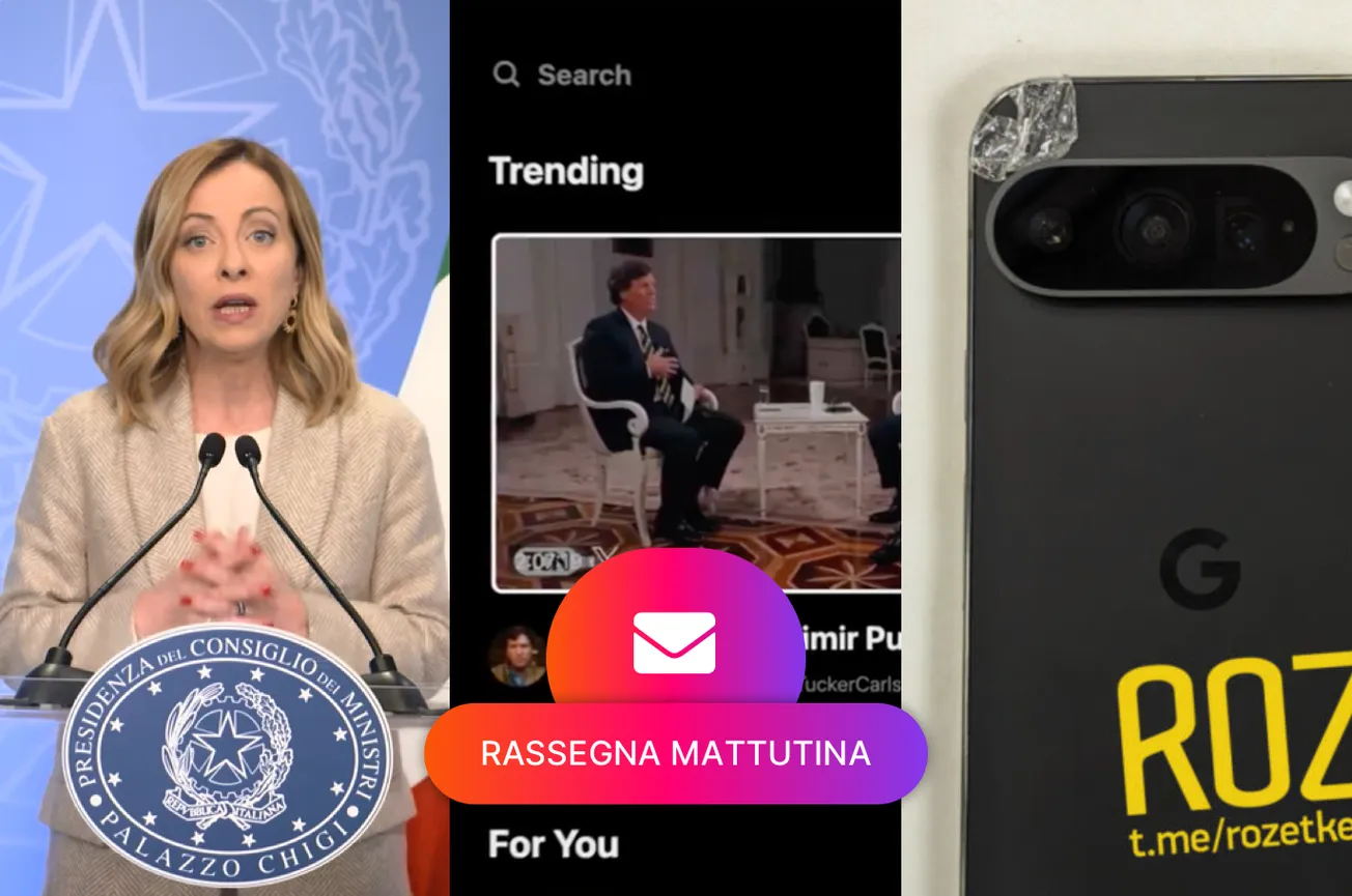 Italia esce Ddl su IA, X lancia app TV, Pixel 9 immagini trapelate