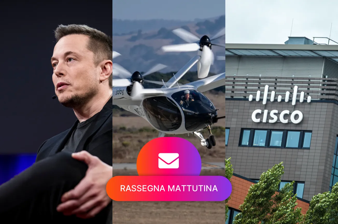 Musk ordina migliaia di chip Nvidia, Taxi volanti senza pilota, Cisco investe $1MIL in IA