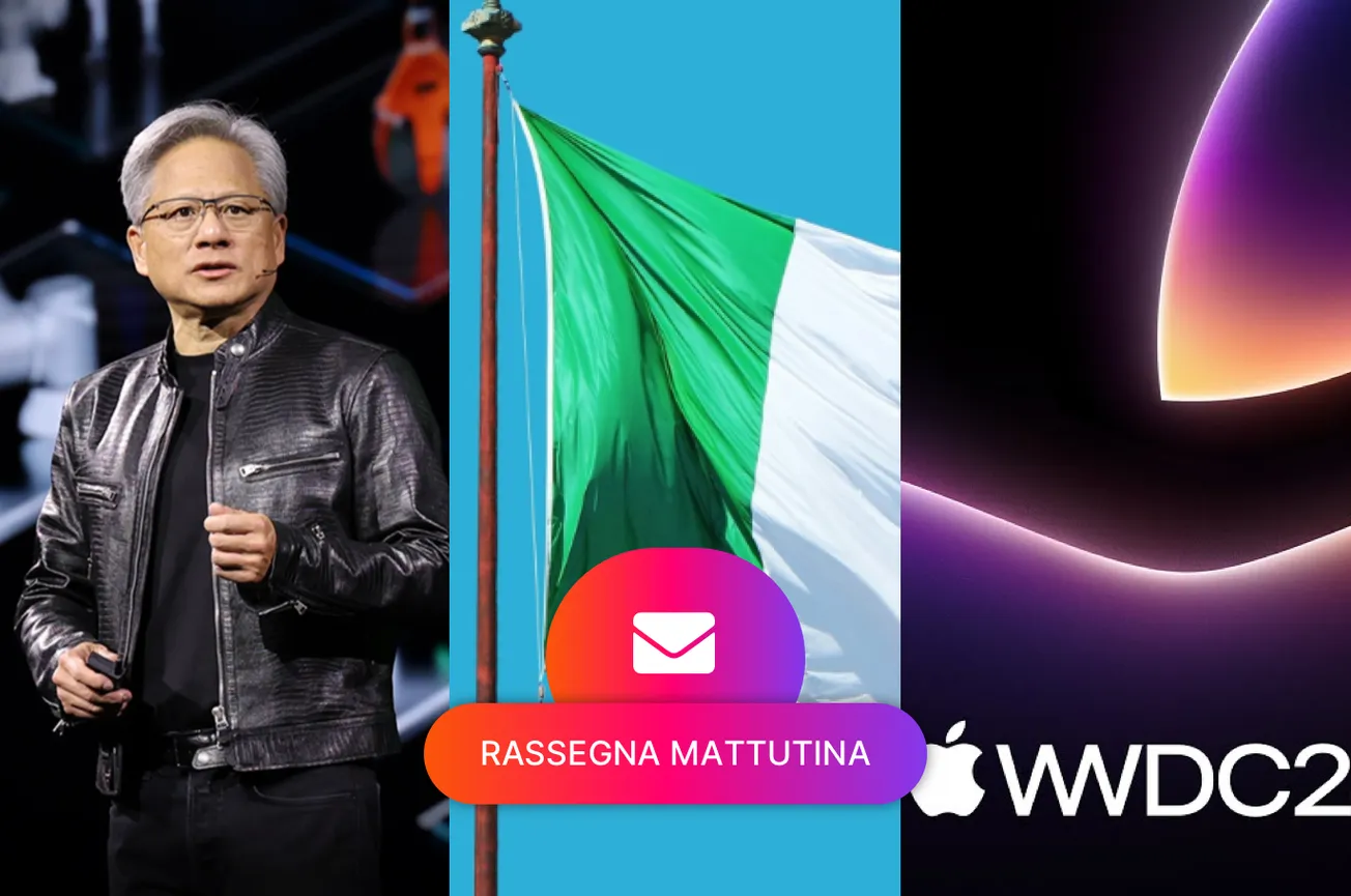 Nvidia supera Apple, Italia sanziona Meta, WWDC 2024 link alla diretta