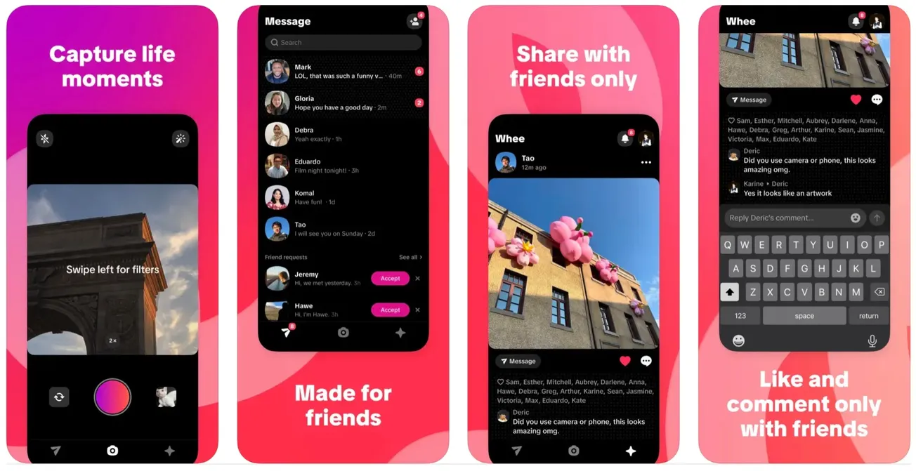 Whee, il rivale di Instagram lanciato da TikTok, non decolla