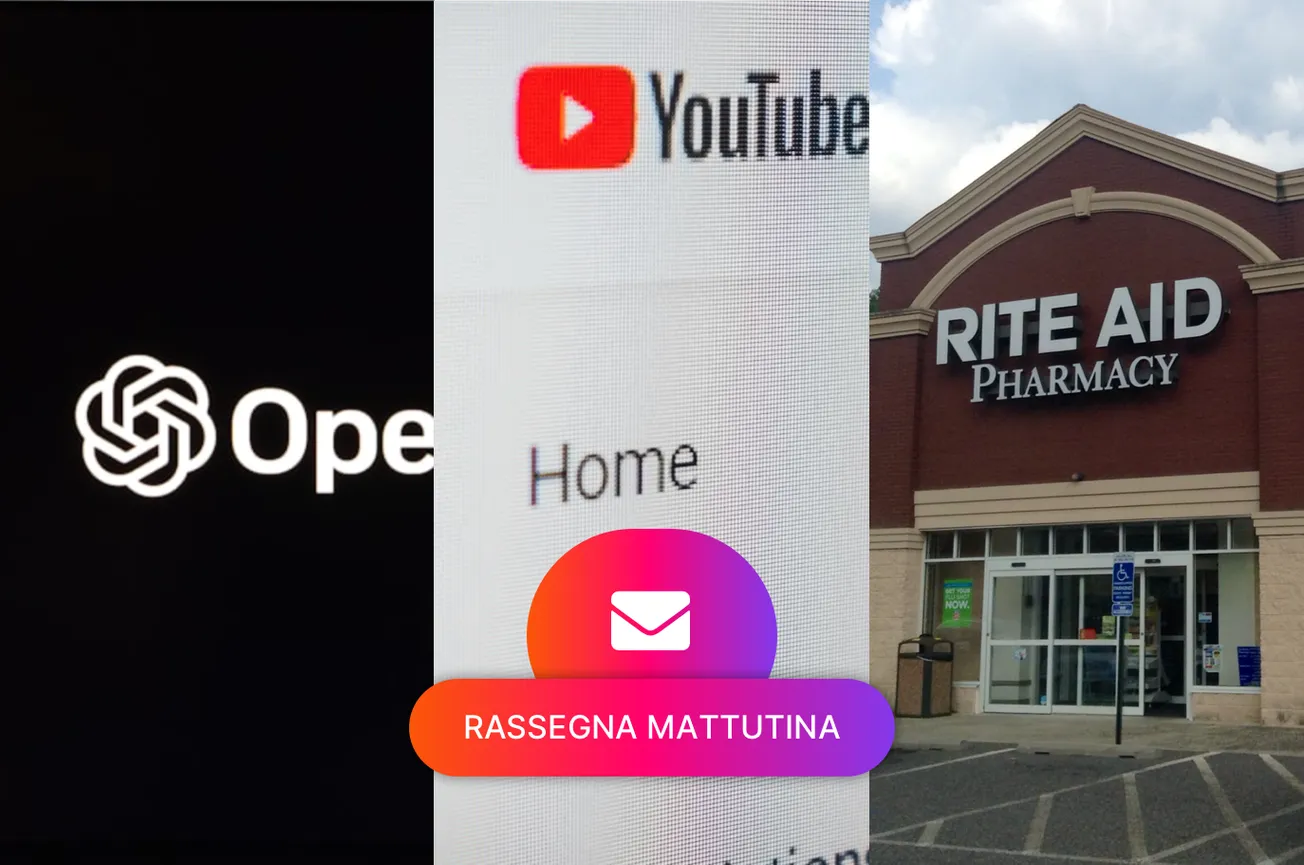 OpenAI Strawberry, Il training AI illegale su YouTube, Rubati dati di 2.2M di utenti di Rite Aid