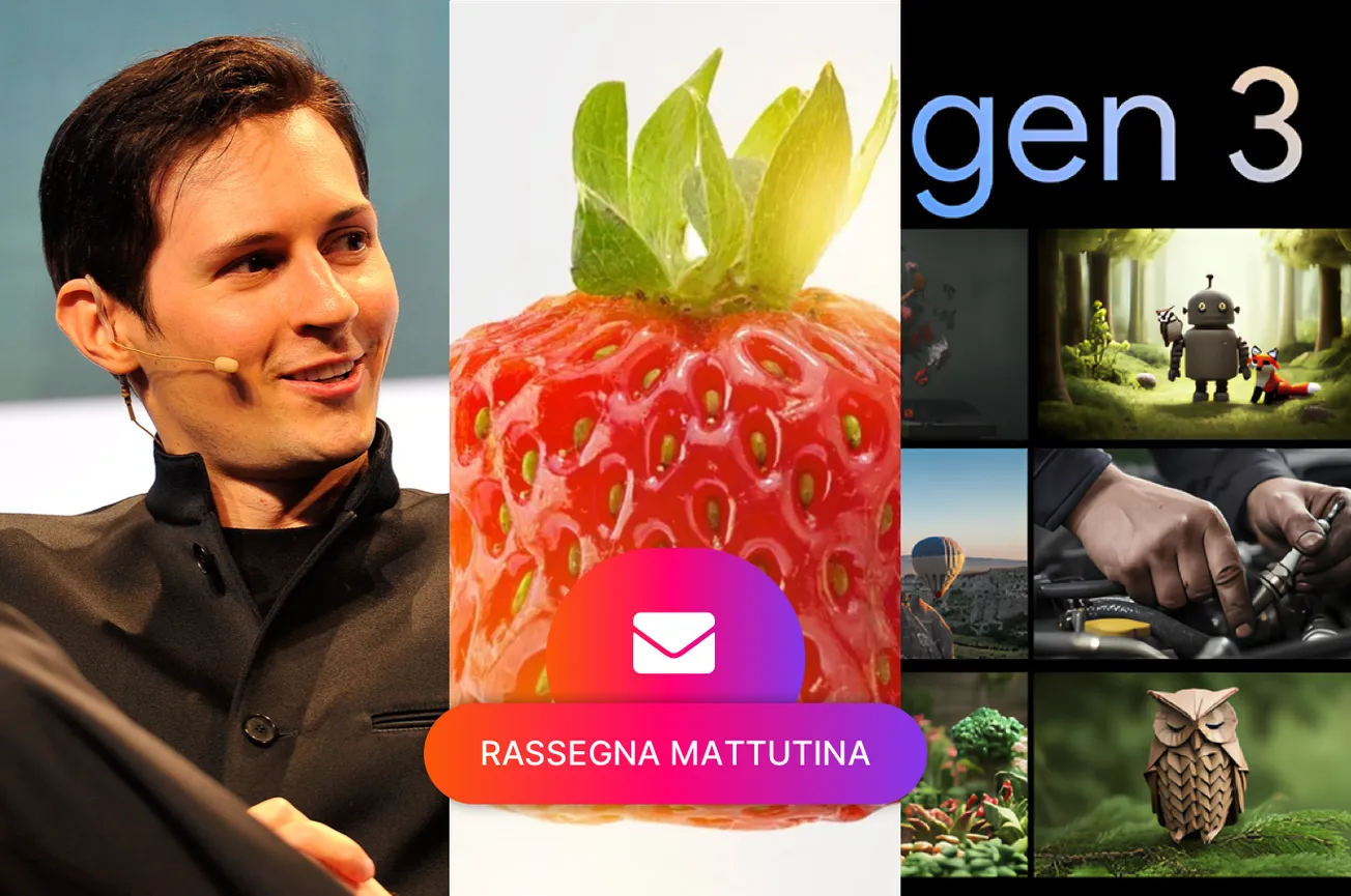 CEO di Telegram rilasciato, OpenAI Strawberry, Google Imagen 3 sta tornando