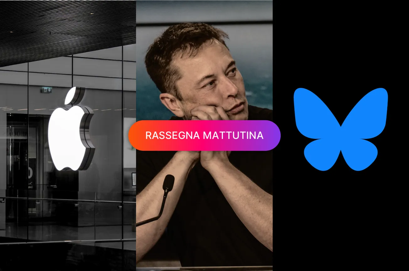 Tablet da muro di Apple, Trump nomina Musk, Bluesky cresce ancora