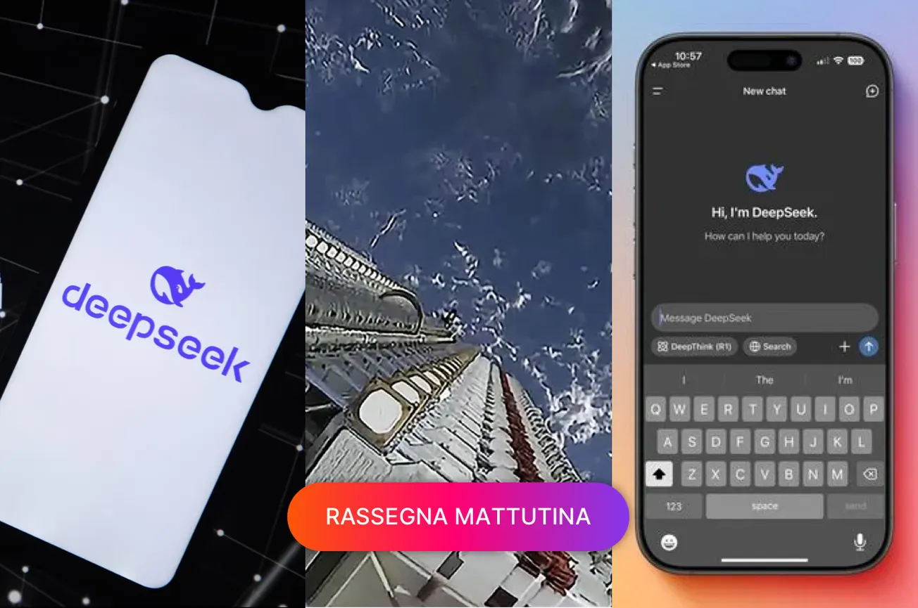 DeepSeek bloccato in Italia, Apple adotta Starlink, OpenAI accusa DeepSeek